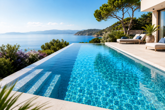 Como escolher a cor ideal para a sua piscina com membranas armadas SOPREMAPOOL