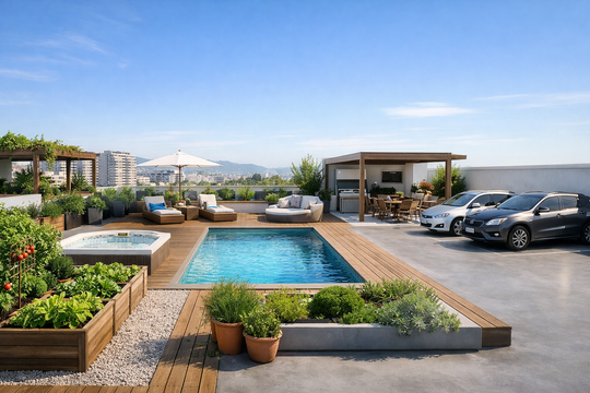 Cobertura Plana: Funcionalidades e Ideias para Aproveitar ao Máximo o Seu Espaço